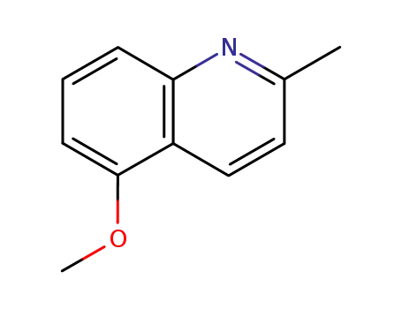 Molecular Structure of 79205-04-2 (2-Methyl-5-Methoxyquinoline)