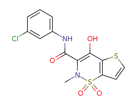 N-(3-chlorophenyl)-4-hydroxy-2-methyl-2H-thieno[2,3-e][1,2]thiazine-3-carboxamide 1,1-dioxide