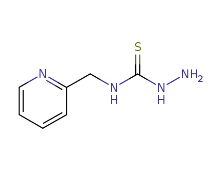 Molecular Structure of 142564-64-5 (Hydrazinecarbothioamide, N-(2-pyridinylmethyl)-)
