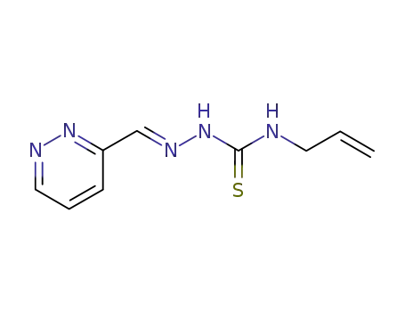 Molecular Structure of 142564-66-7 (Hydrazinecarbothioamide, N-2-propenyl-2-(3-pyridazinylmethylene)-,
(E)-)