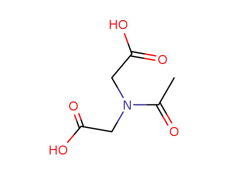 Molecular Structure of 86607-56-9 (Glycine, N-acetyl-N-(carboxymethyl)-)