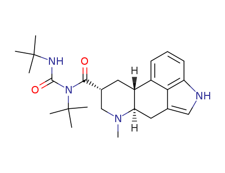 Ergoline-8-carboxamide,N-(1,1-dimethylethyl)-N-[[(1,1-dimethylethyl)amino]carbonyl]-6-methyl-, (8b)- (9CI)