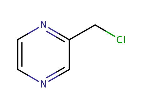 Molecular Structure of 39204-47-2 ((chloromethyl)pyrazine)