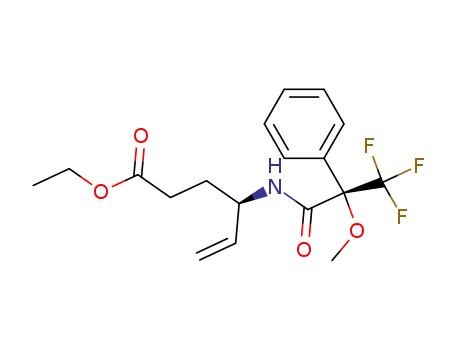 (R)-4-((S)-2-methoxy-2-phenyl-3,3,3-trifluoropropionylamino)hex-5-enoic acid ethyl ester
