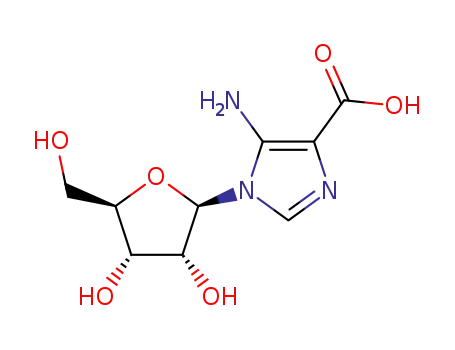 N1-(β-D-ribofuranosyl)-5-carboxy-5-aminoimidazole