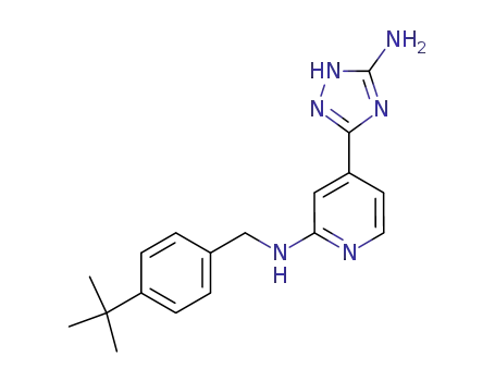 [4-(5-Amino-1H-[1,2,4]triazol-3-yl)-pyridin-2-yl]-(4-tert-butyl-benzyl)-amine
