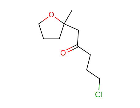 1'-(2-methyltetrahydrofuryl-2)-5'-chloro-2'-pentanone