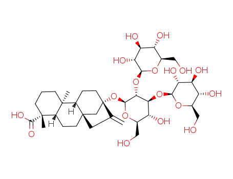 13-[5-Hydroxy-6-(hydroxymethyl)-3,4-bis[[3,4,5-trihydroxy-6-(hydroxymethyl)oxan-2-yl]oxy]oxan-2-yl]oxy-5,9-dimethyl-14-methylidenetetracyclo[11.2.1.01,10.04,9]hexadecane-5-carboxylic acid