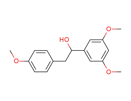 (+/-)-1-(3,5-dimethoxyphenyl)-2-(4-methoxyphenyl)ethanol