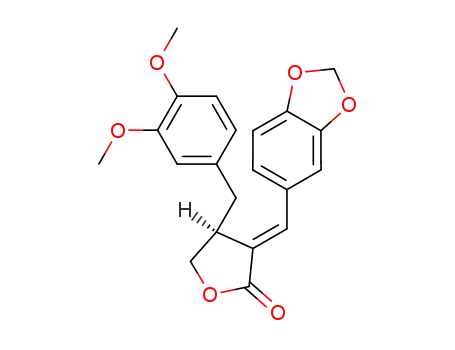 3-(1',3'-benzodioxol-5'-ylmethylene)-4-(3'',4''-dimethoxybenzyl)dihydrofuran-2(5H)-one