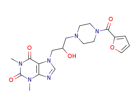 7-[3-[4-(2-furoyl)-1-piperazinyl]-2-hydroxypropyl]-theophylline