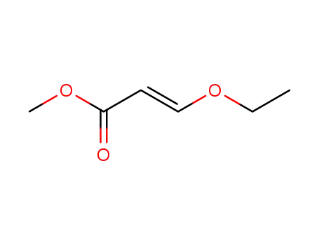 Molecular Structure of 78681-80-8 (2-Propenoic acid, 3-ethoxy-, methyl ester, (2E)-)