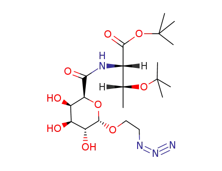 N-(2-Azidoethyl α-D-galactopyranosiduronoyl)-O-(tert-butyl)-L-threonine tert-butyl ester
