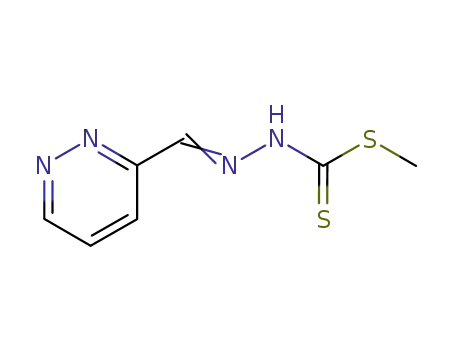 N'-[1-Pyridazin-3-yl-meth-(E)-ylidene]-hydrazinecarbodithioic acid methyl ester