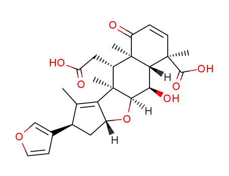 7α,15β;21,23-diepoxy-6α-hydroxy-4β,8-dimethyl-1-oxo-11,13-seco-C,24-dinor-5α,17βH-chola-2,13,20,22-tetraene-4α,11-dicarboxylic acid