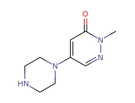 2-methyl-5-(1-piperazinyl)-3(2H)-pyridazinone