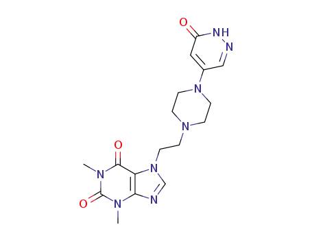 5-<4-<2-(7-theophyllin)-ethyl>-1-piperazinyl>-3(2H)-pyridazinone