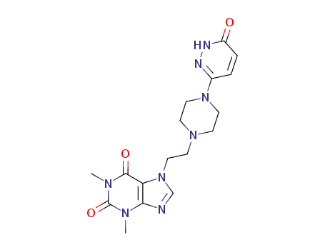 6-<4-<2-(7-theophyllin)-ethyl>-1-piperazinyl>-3(2H)-pyridazinone