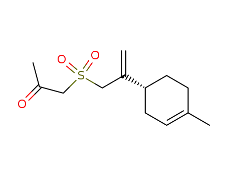 1-[2-((R)-4-Methyl-cyclohex-3-enyl)-prop-2-ene-1-sulfonyl]-propan-2-one