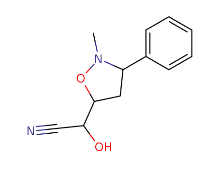 6-cyano-6-hydroxy-2N-methyl-3-phenylisoxazolidine