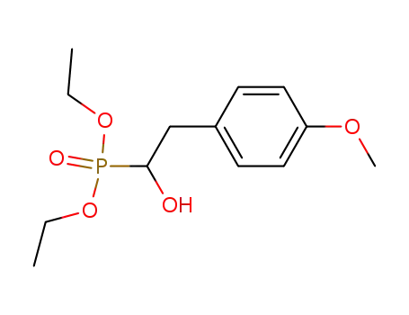 diethyl 1-hydroxy-2-(4-methoxyphenyl)ethylphosphonate