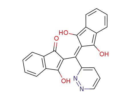 2-[(1,3-Dihydroxy-inden-2-ylidene)-pyridazin-3-yl-methyl]-3-hydroxy-inden-1-one