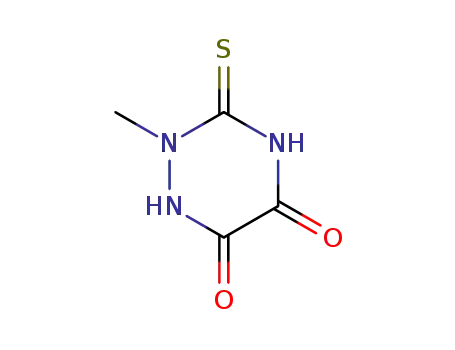 1,2,3,4-Tetrahydro-2-methyl-3-thioxo-1,2,4-triazine-5,6-dione