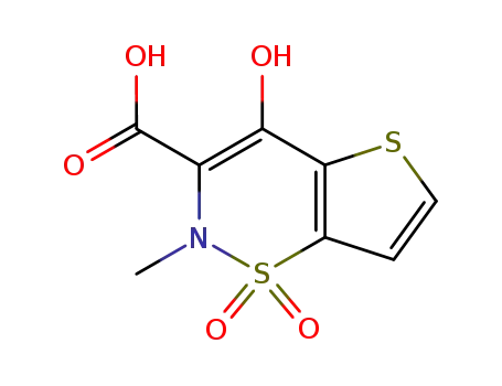 4-hydroxy-2-methyl-2H-thieno[2,3-e][1,2]thiazine-3-carboxylic acid 1,1-dioxide