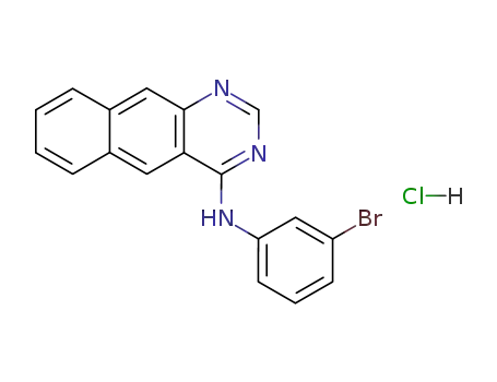 4-(3-bromoanilino)benzo[g]quinazoline hydrochloride