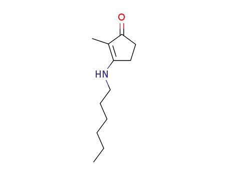 3-Hexylamino-2-methyl-cyclopent-2-enone