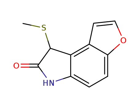 8-Methylsulfanyl-6,8-dihydro-furo[3,2-e]indol-7-one