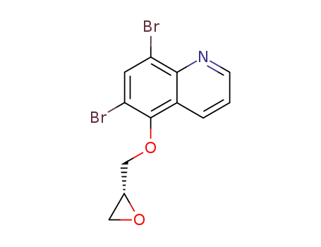 (R)-6,8-dibromo-5-(2,3-epoxyprop-1-yloxy)-quinoline