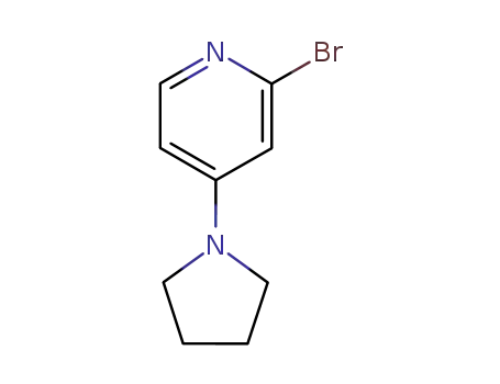 Molecular Structure of 230618-42-5 (2-BROMO-4-PYRROLIDIN-1-YL-PYRIDINE)