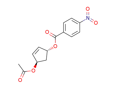 p-Nitrobenzoic acid (1R,4R)-4-acetoxycyclopent-2-en-1-yl ester