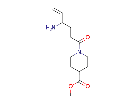 1-(4-amino-hex-5-enoyl)-piperidine-4-carboxylic acid methyl ester