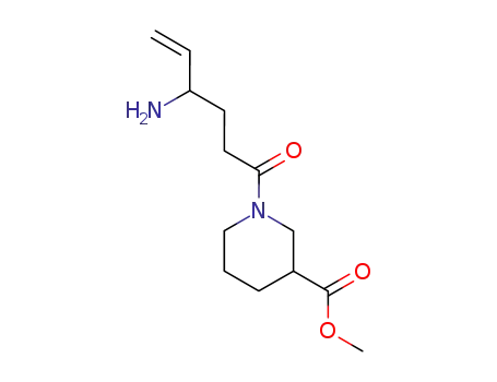 1-(4-amino-hex-5-enoyl)-piperidine-3-carboxylic acid methyl ester