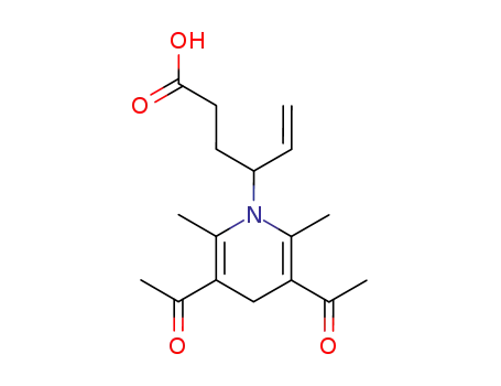 4-(3,5-diacetyl-2,6-dimethyl-4H-pyridin-1-yl)-hex-5-enoic acid