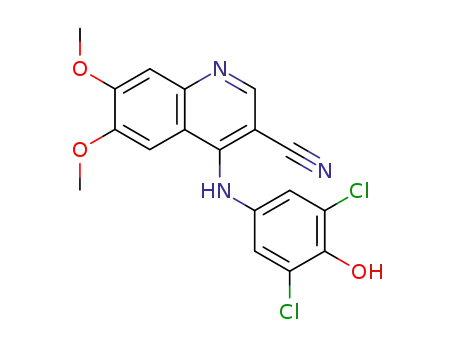 4-(3,5-dichloro-4-hydroxy-phenylamino)-6,7-dimethoxy-quinoline-3-carbonitrile