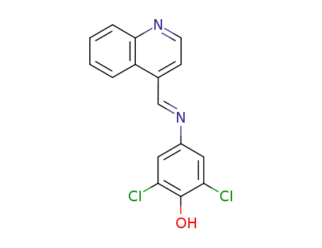 4-(N-quinolin-4-ylmethylideneamino)-2,6-dichlorophenol