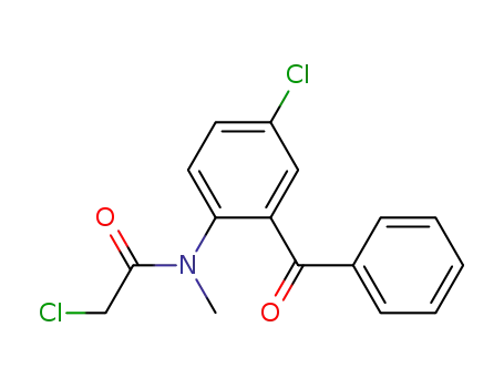 N-(2-benzoyl-4-chlorophenyl)-2-chloro-N-methylacetamide