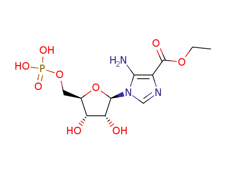 N1-(5-O-phospho-β-D-ribofuranosyl)-4-(ethoxycarbonyl)-5-aminoimidazole