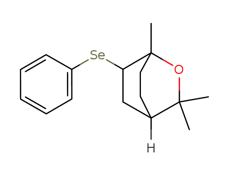 Molecular Structure of 92691-96-8 (2-Oxabicyclo[2.2.2]octane, 1,3,3-trimethyl-6-(phenylseleno)-)