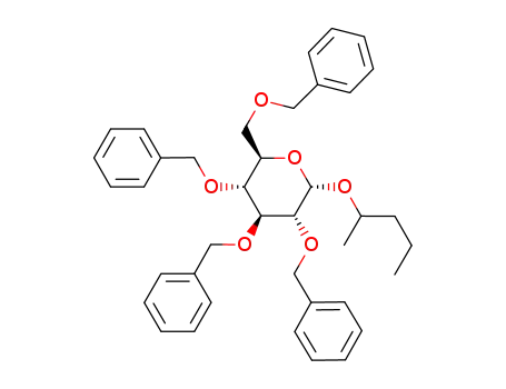 2-pentyl 2,3,4,6-tetra-O-benzyl-α-D-glucopyranoside