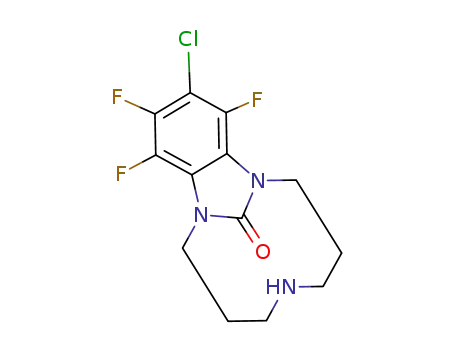12-chloro-11,13,14-trifluoro-1,5,9-triaza-tricyclo[7.6.1.010,15]hexadeca-10,12,14-trien-16-one
