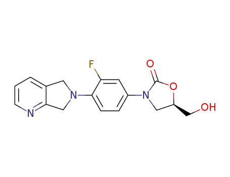 (5R)-3-[4-(5,7-Dihydro-6H-pyrrolo[3,4-b]pyridin-6-yl)-3-fluorophenyl]-5-(hydroxymethyl)-2-oxazolidinone