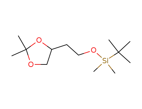 tert-butyl-[2-(2,2-dimethyl-[1,3]dioxolan-4-yl)-ethoxy]-dimethyl-silane