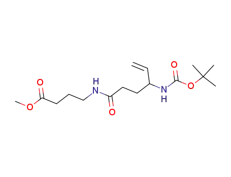 4-(5-tert-butoxycarbonylamino-hept-6-enoylamino)-butyric acid methyl ester