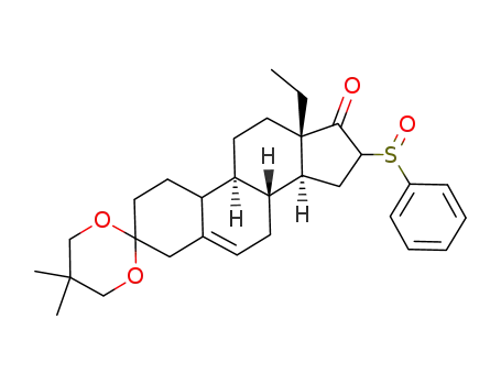 3,3-(2',2'-dimethyl-1',3'-propylenedioxy)-18-methyl-16ξ-phenylsulfoxide-5-estren-17-one