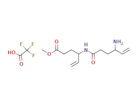 4-(4-amino-hex-5-enoylamino)-hex-5-enoic acid methyl ester; compound with trifluoro-acetic acid