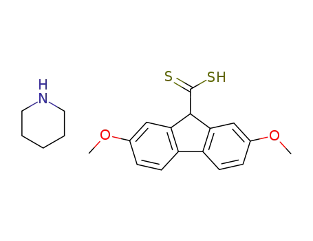 piperidinium (2,7-dimethoxy-9H-fluoren-9-ylidine)methanedithioate
